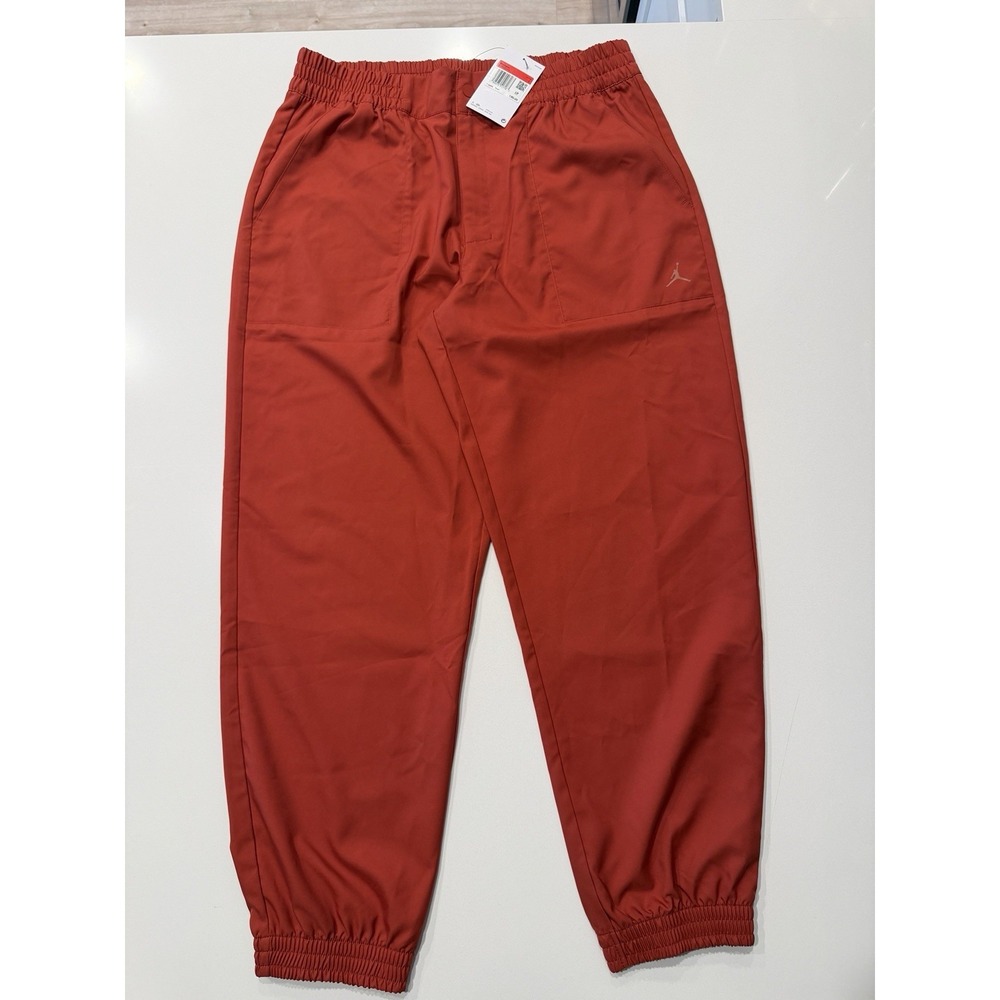 Jordan Air Woven Pants Womens Large Dusty Peach Red DZ3375-615